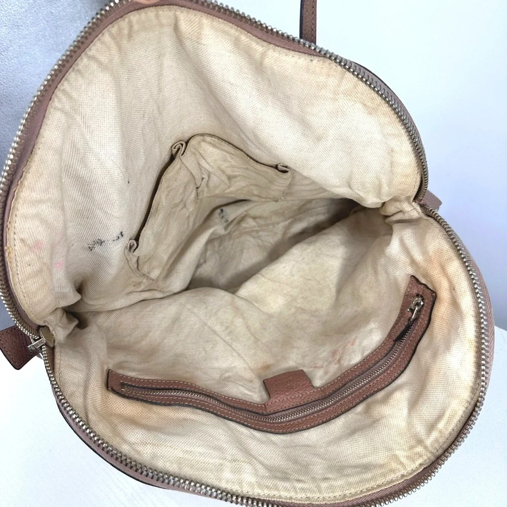 Gucci GG Canvas Bree Dome Tote Medium AS IS/READ DESCRIPTION - Picture 12 of 13